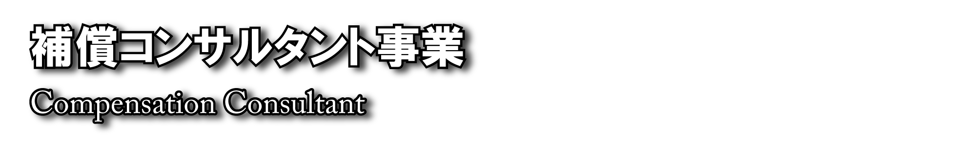 補償コンサルタント事業 - Compensation Consultant